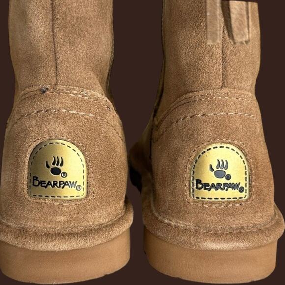 Bearpaw Tracy 2140W Hickory II Suede Leather Knee-High Boot Tan Women's 5M NWB - Picture 4 of 12